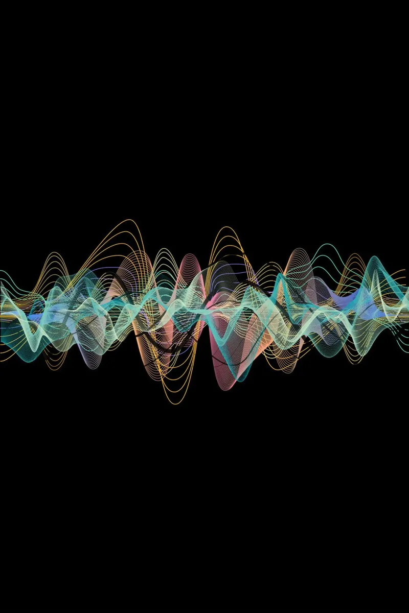 Frequenz-Black plexiglass da AESTHETIC VIBES by Isabel