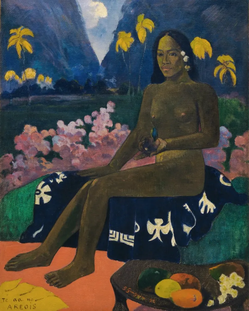 Paul Gauguin - The Seed of the Areoi forex plate by Timeless Artworks