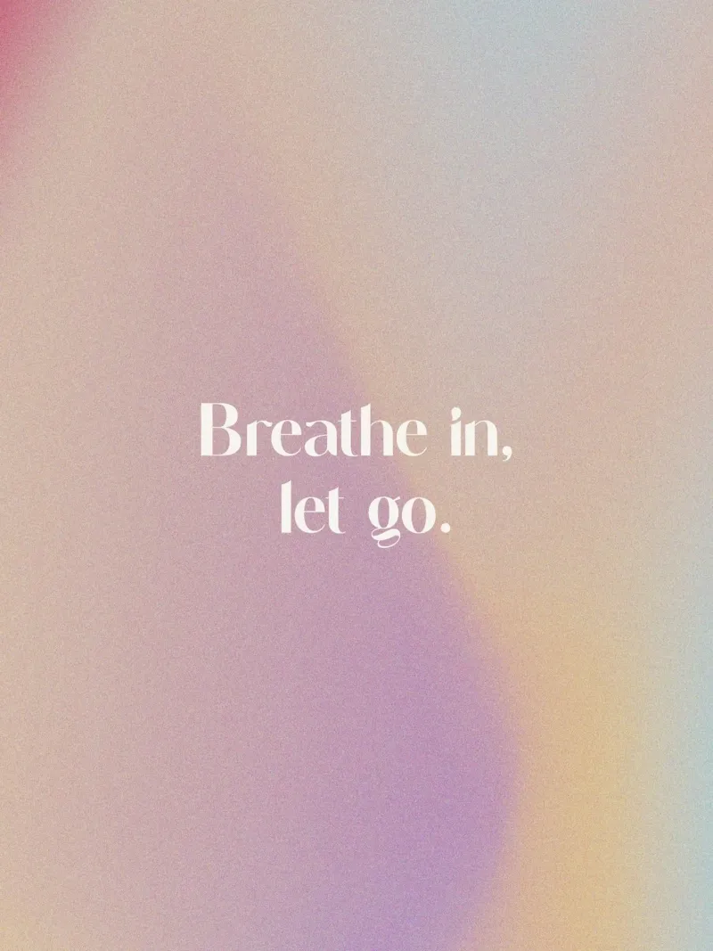 Breathe In Let Go pellicola backlit da treechild