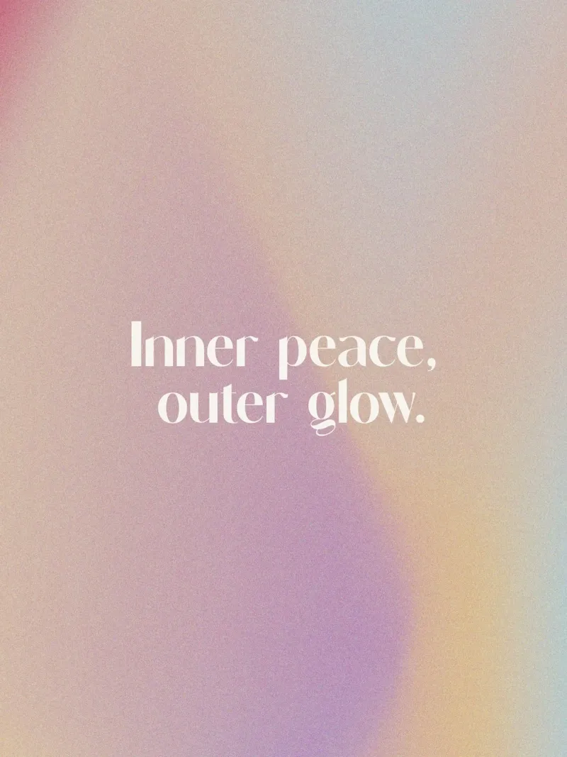 Inner Peace Outer Glow pellicola backlit da treechild