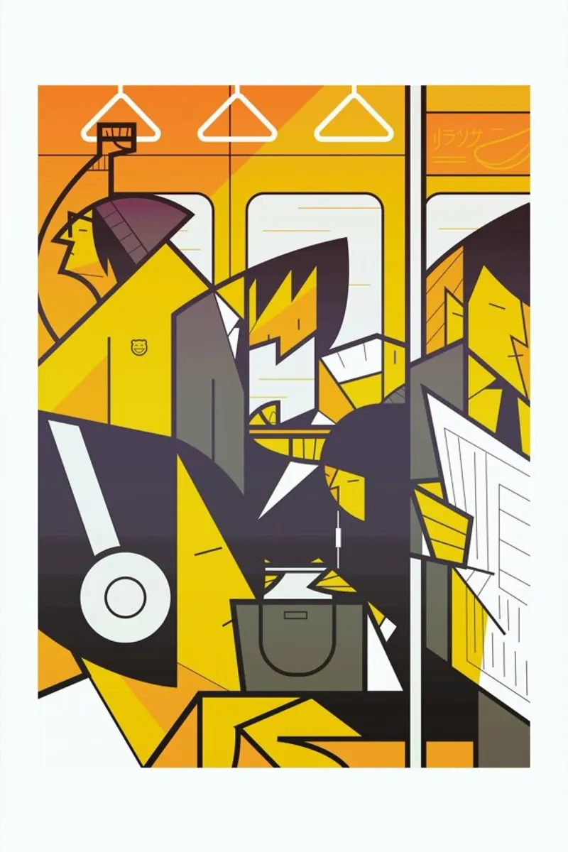 Tokyo Frames Metro pellicola backlit da Ale Giorgini