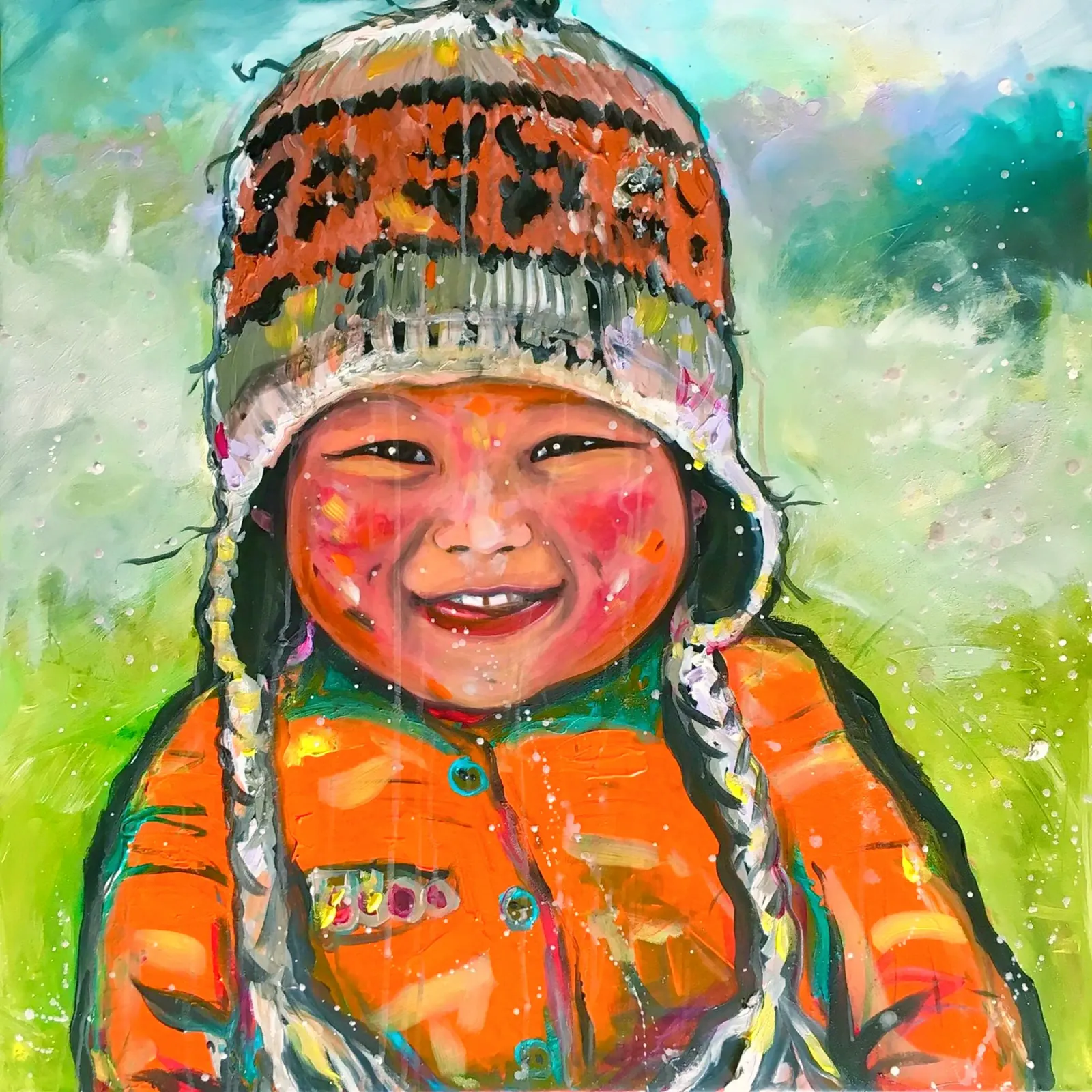 Un sorriso dal Tibet pellicola backlit da Happy 😃 Art 🎨 by Christine Schnoell