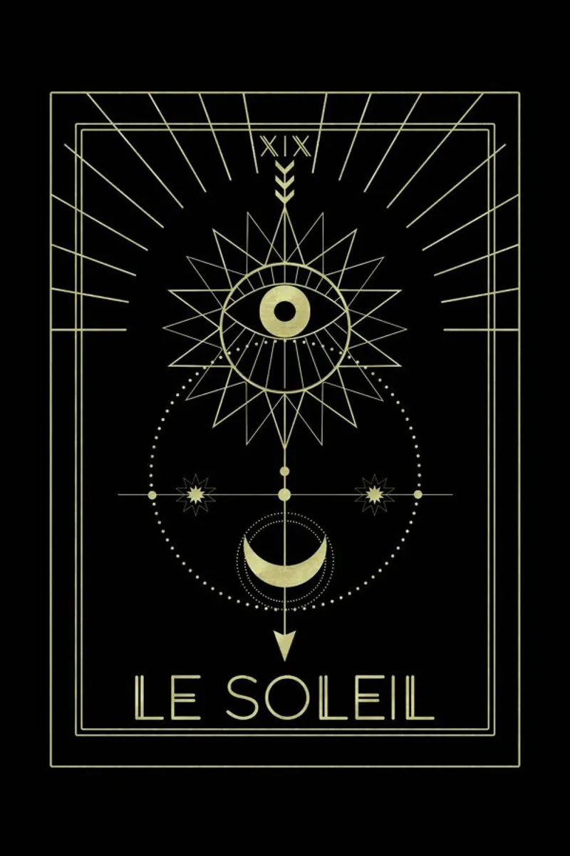 I Tarocchi del Sole Oro carta hahnemühle da cafelab
