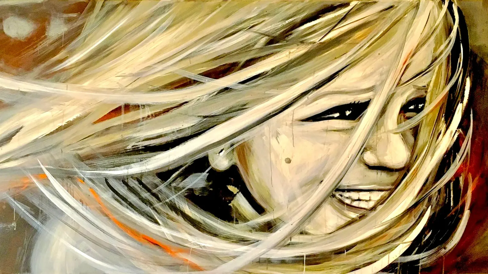 Smiling in the Wind pellicola backlit da Happy 😃 Art 🎨 by Christine Schnoell