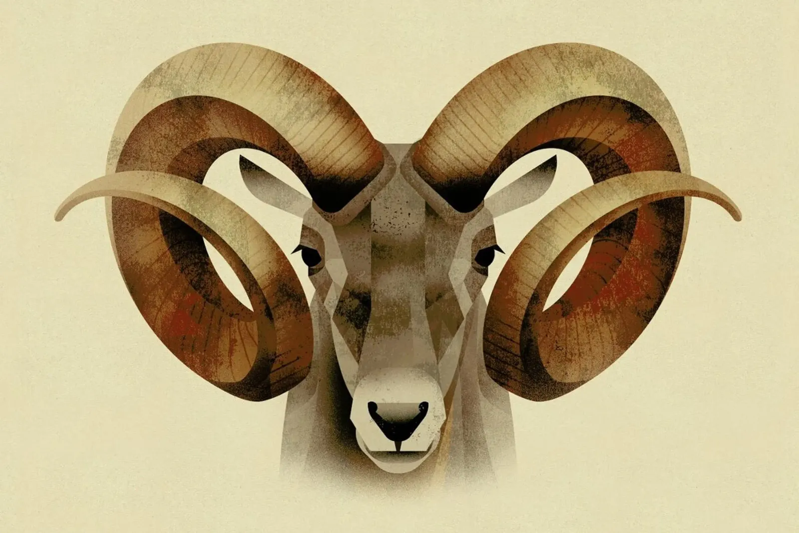 Urial canvas by Dieter Braun