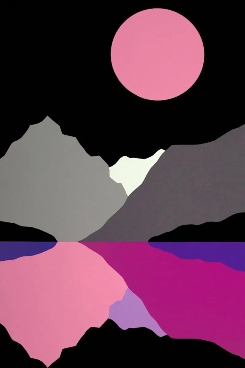 Moonlight On Lake Tenaya alluminio dibond da Rosi Feist