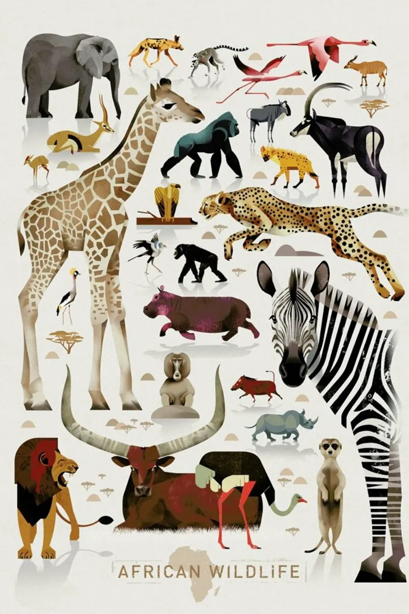 Afrika poster by Dieter Braun
