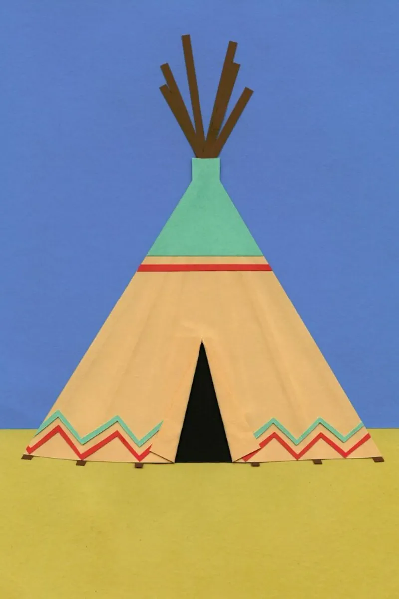 Tipi Green Red pellicola backlit da Rosi Feist