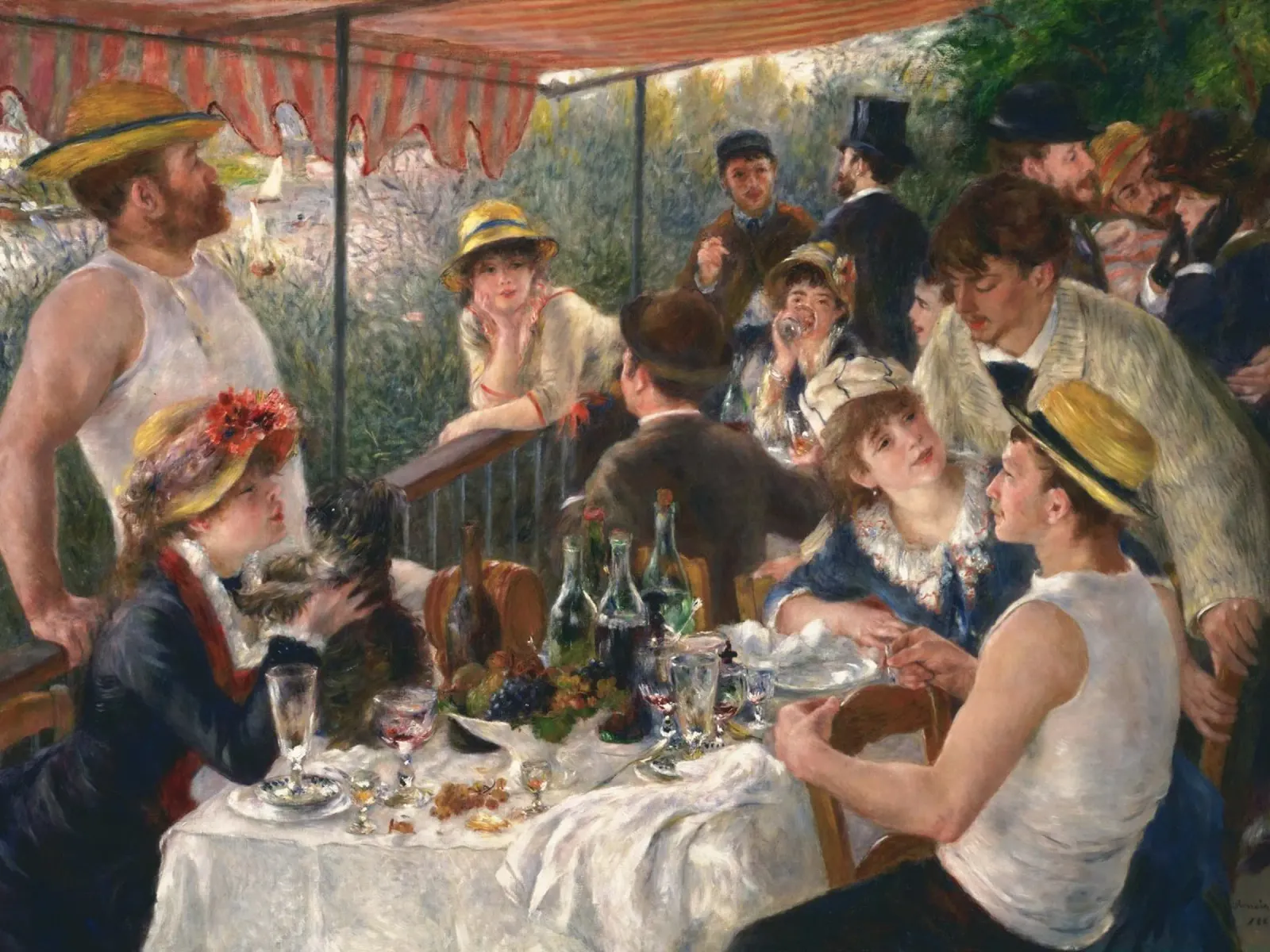 Pierre-Auguste Renoir - Pranzo della festa in barca carta hahnemühle da Timeless Artworks