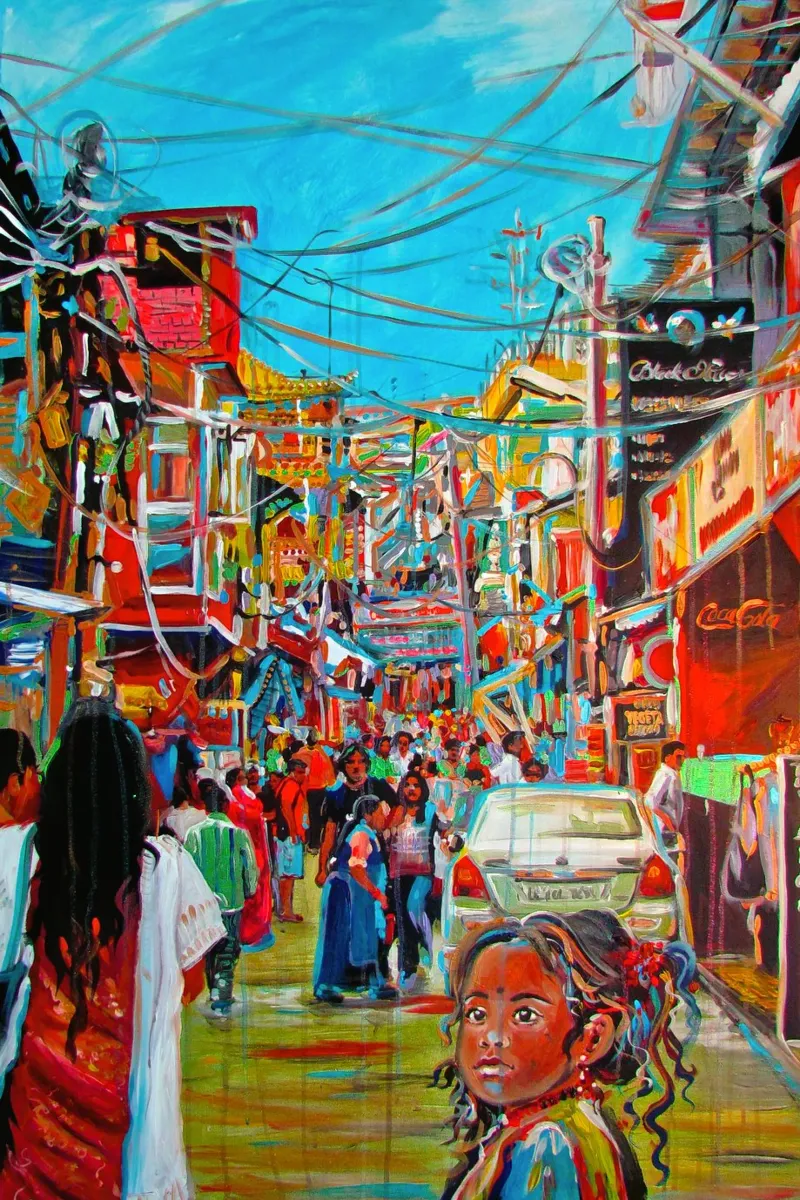 India pellicola backlit da Happy 😃 Art 🎨 by Christine Schnoell