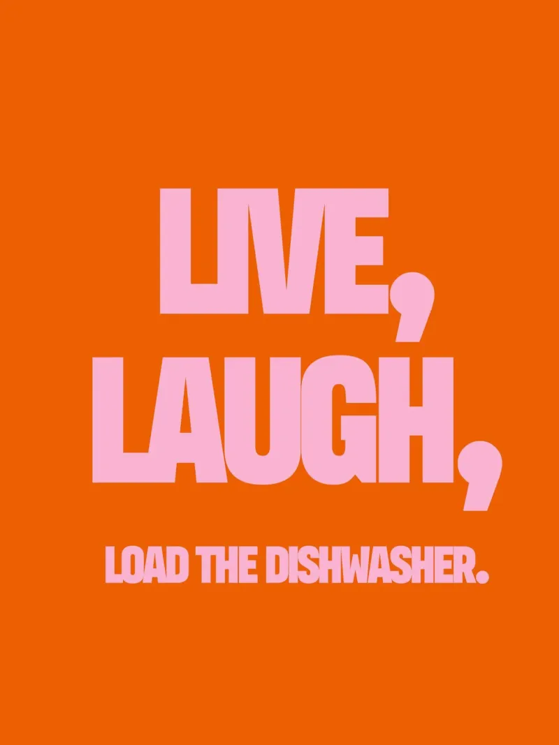 Live, Laugh, Load the Dishwasher canvas by TheGrumpyHomeDecor