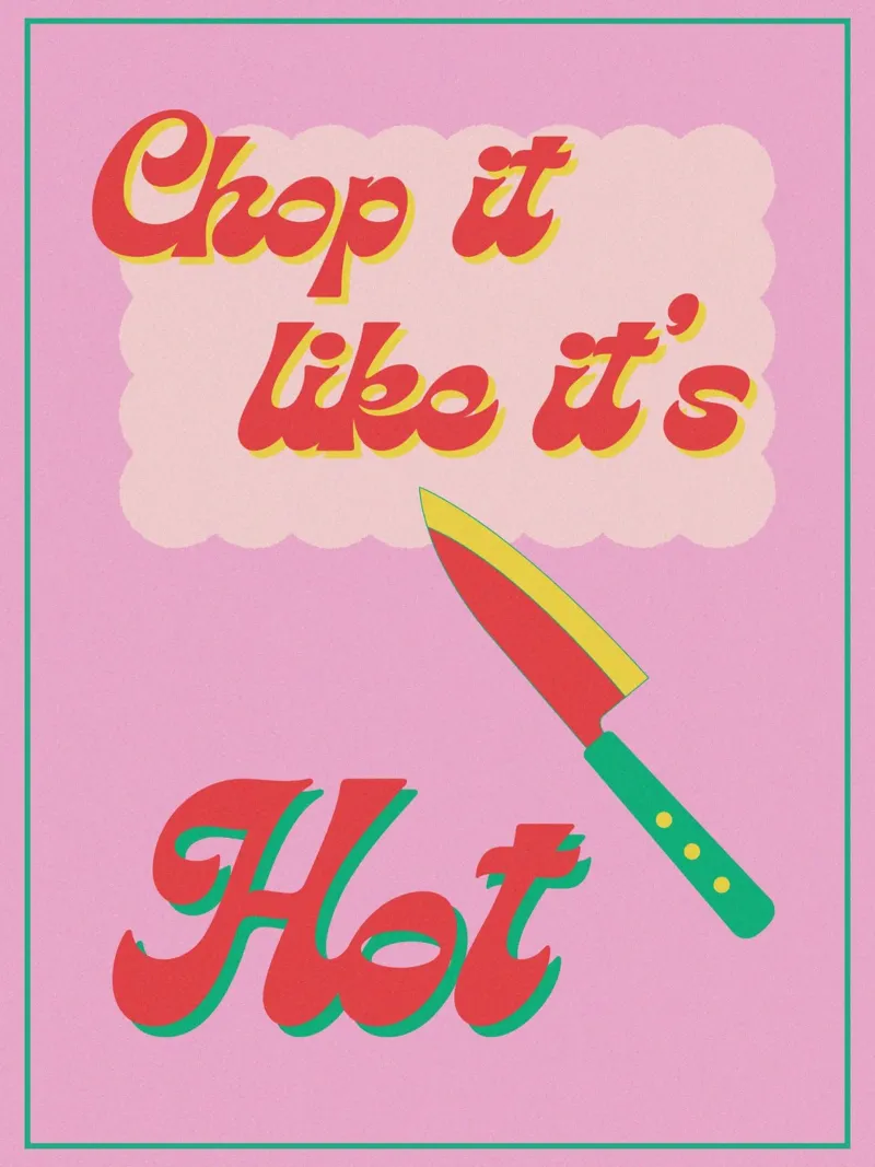chop it like it's hot pellicola backlit da TheGrumpyHomeDecor