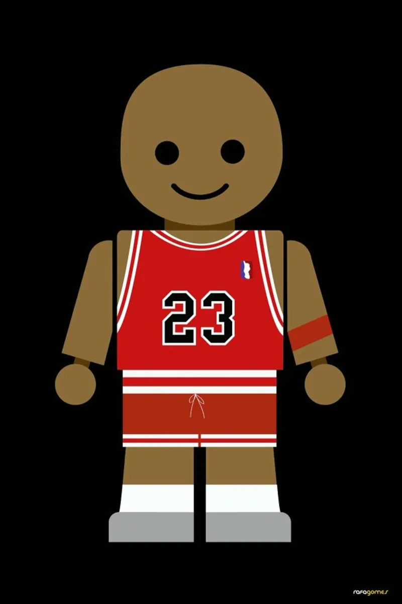 Michael Jordan Toy pellicola backlit da Rafa Gomes