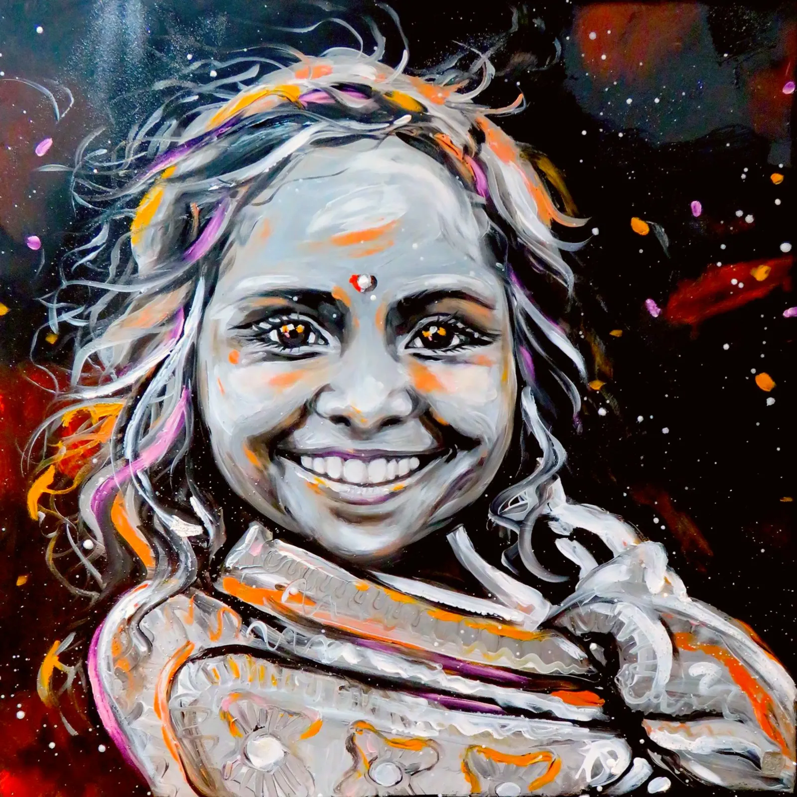 A Smile from India pellicola backlit da Happy 😃 Art 🎨 by Christine Schnoell
