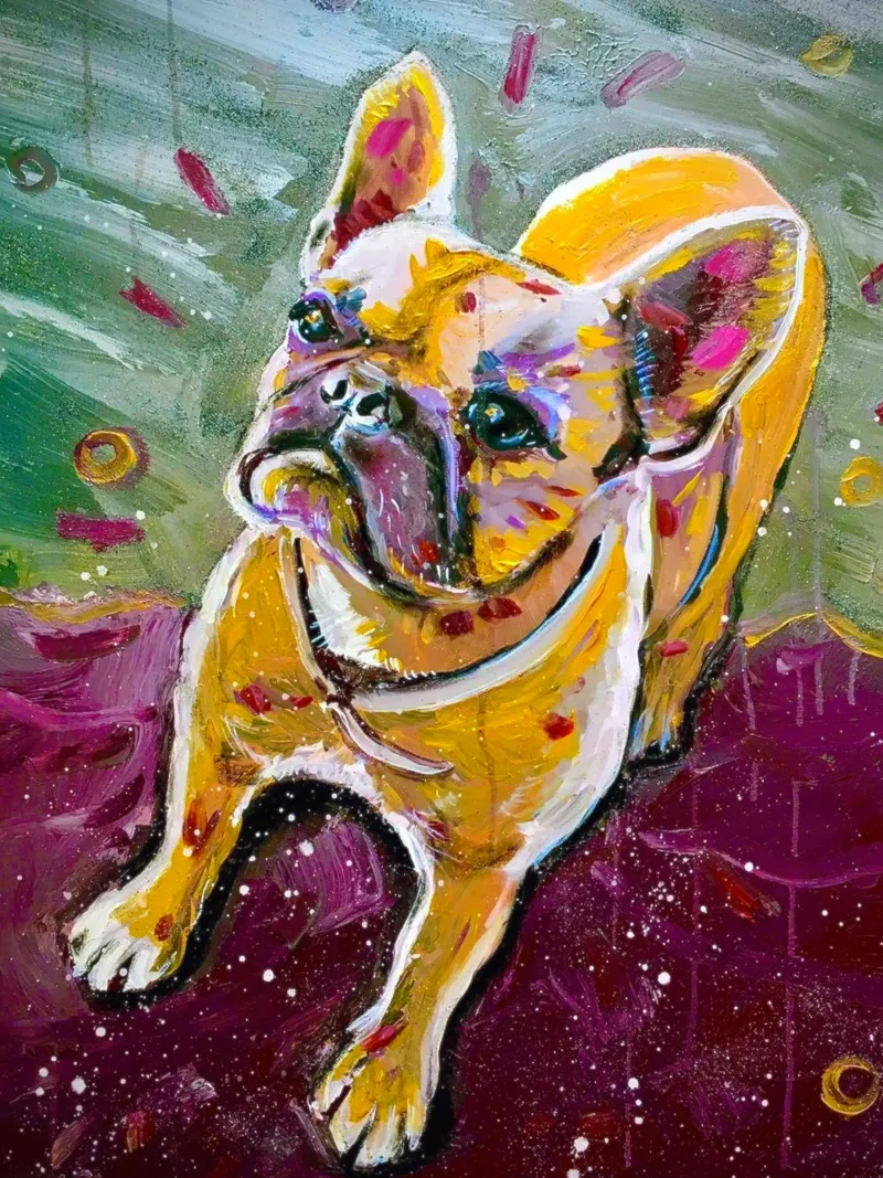 My sisters dog pellicola backlit da Happy 😃 Art 🎨 by Christine Schnoell