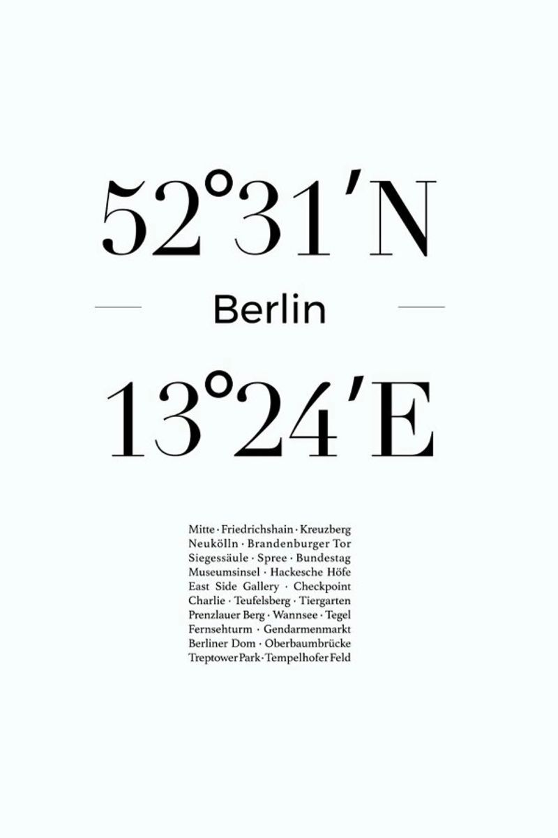 Berlin Icons Poster von Studio One