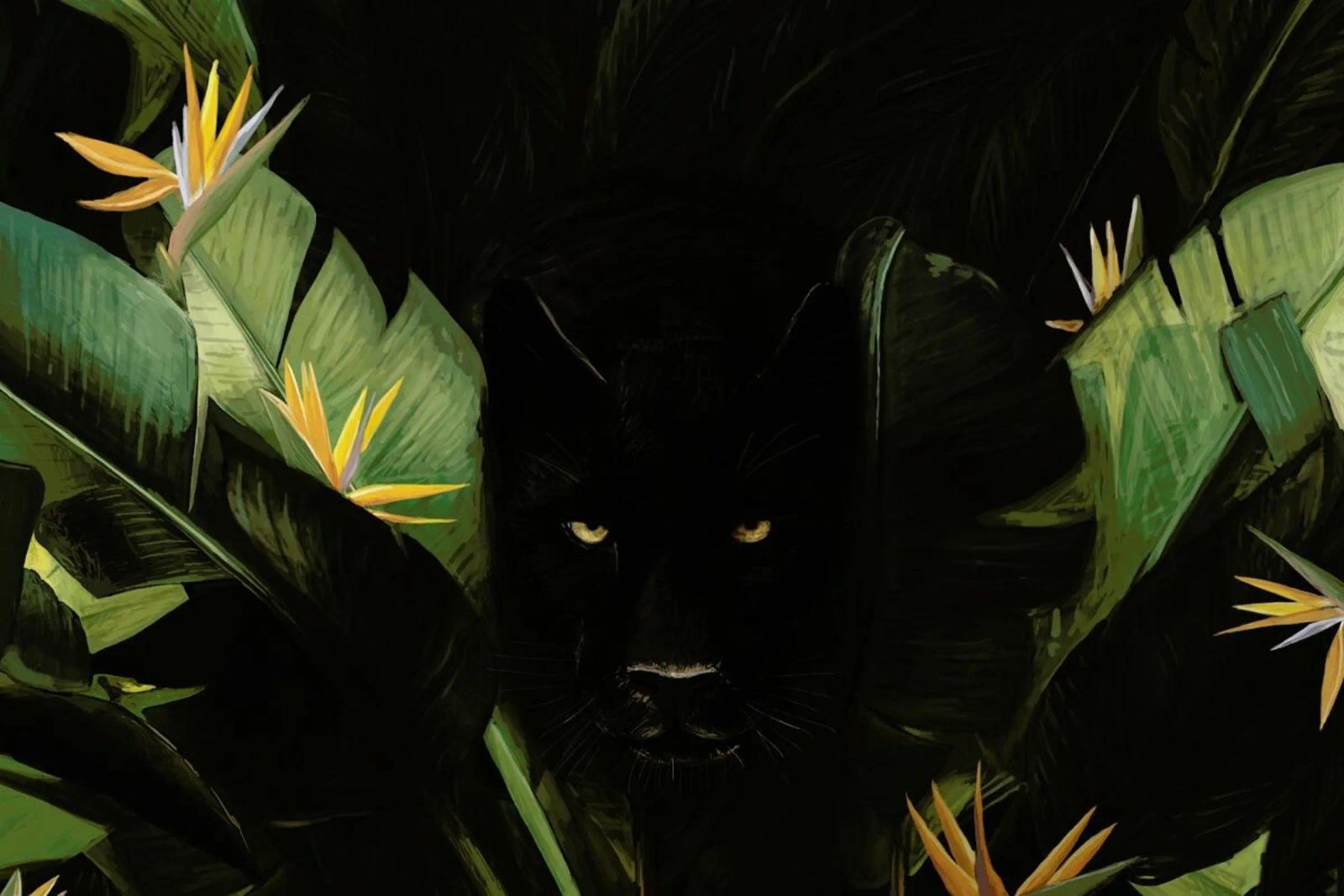 Panther poster van Florent Bodart
