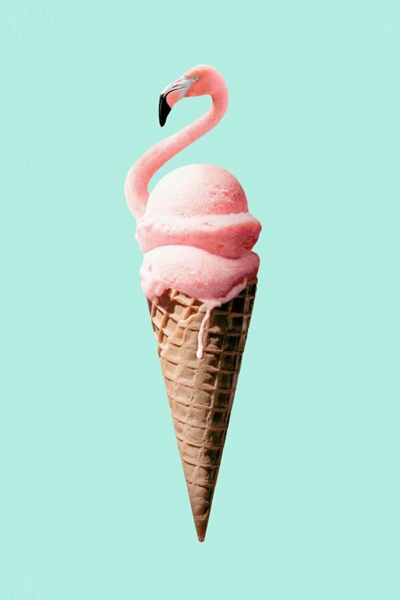 Flamingo Cone poster by Jonas Loose