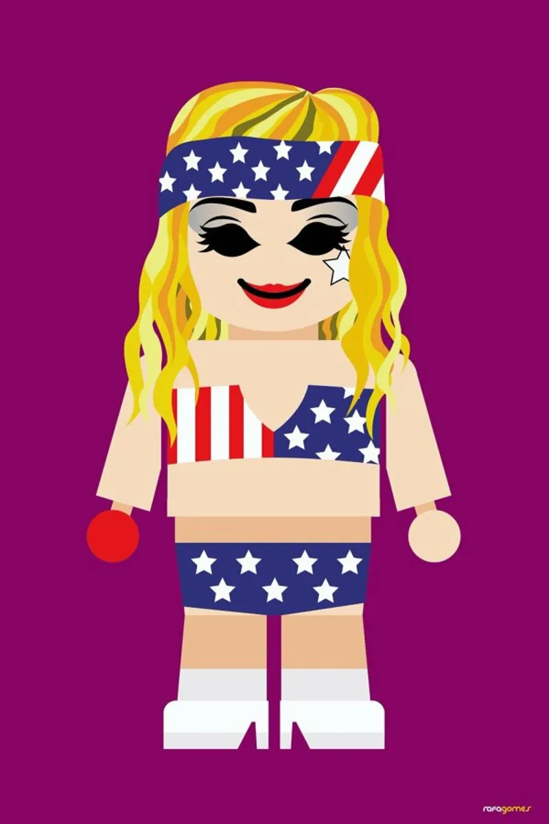 Lady Gaga Toy carta hahnemühle da Rafa Gomes