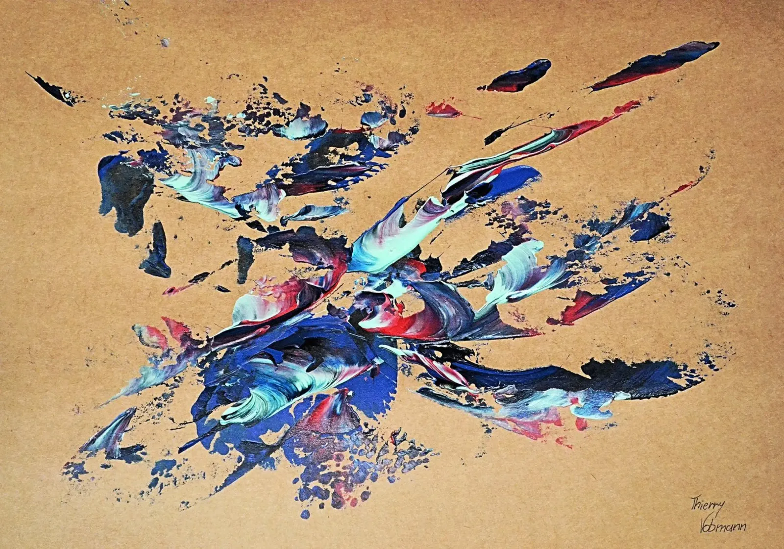 NATURAL STYLE 43 pellicola backlit da Thierry Vobmann Abstract painting