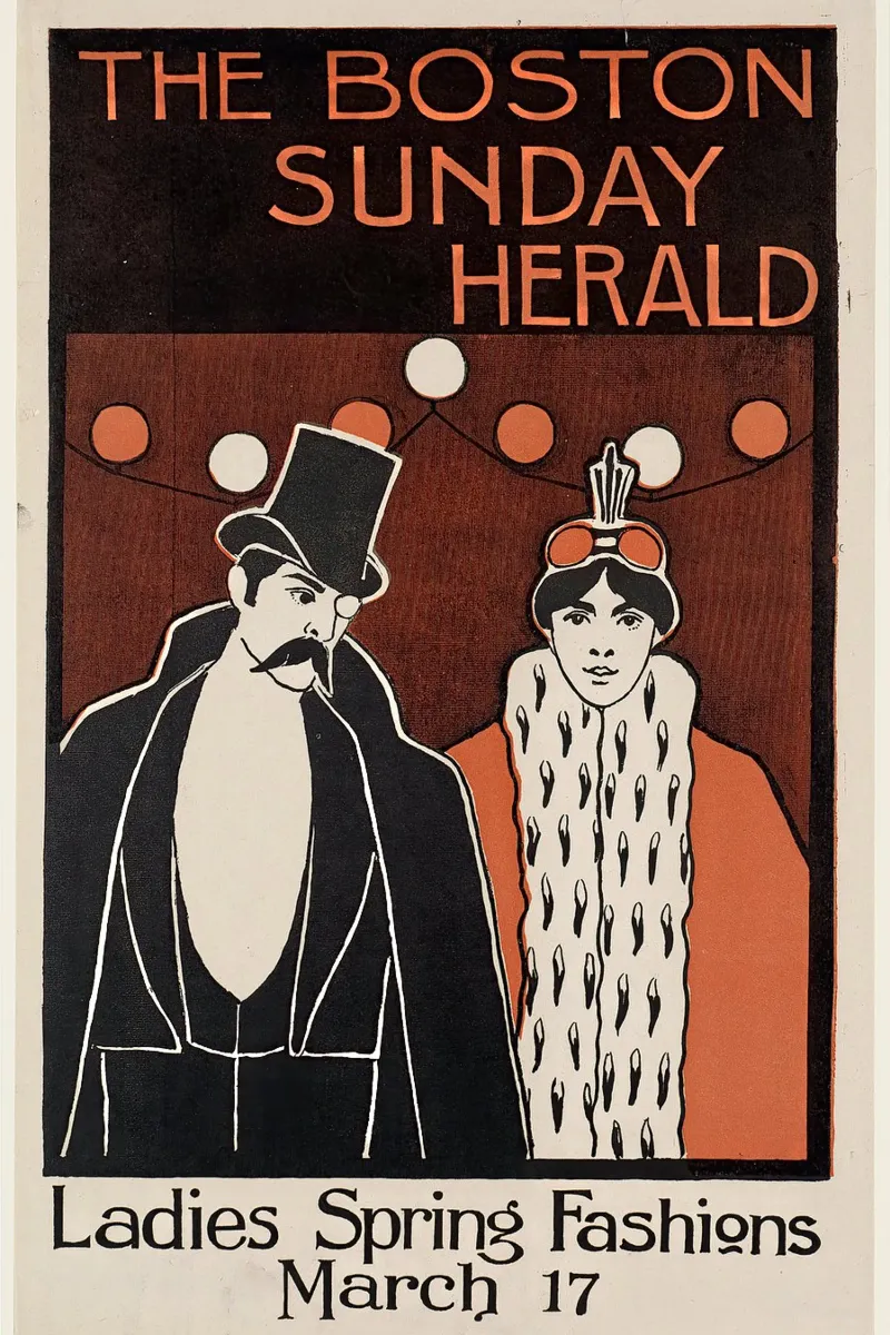 Poster d'epoca, copertina di rivista d'epoca -Il Boston poster da Vintage Gems