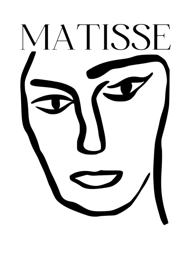 minimalist black line drawing pellicola backlit da ramosashop