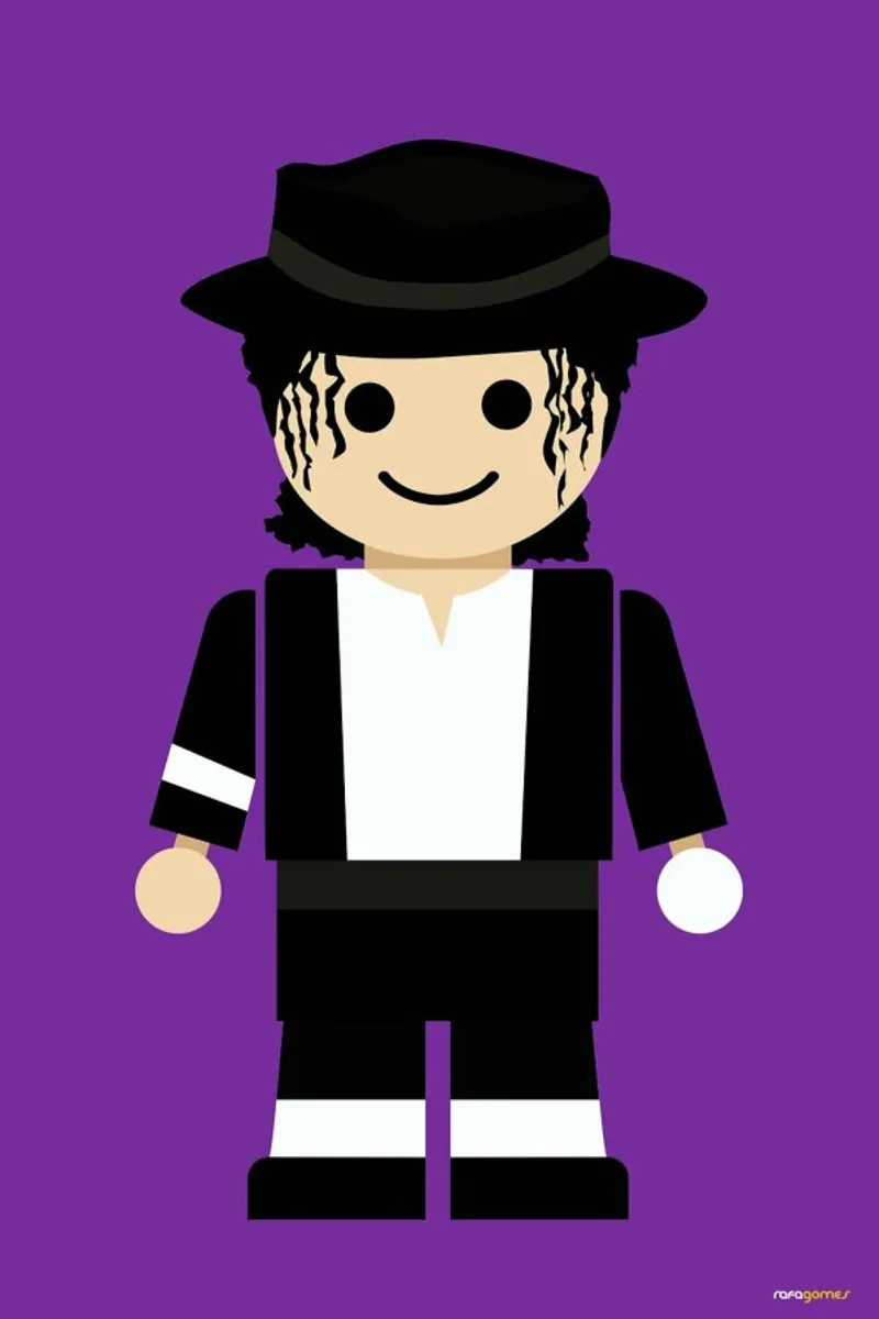 Michael Jackson Toy pellicola backlit da Rafa Gomes