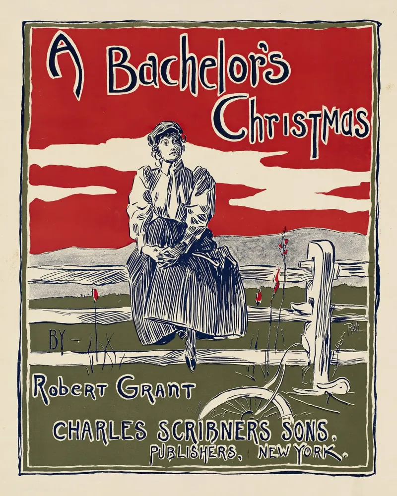 Poster d'epoca, Un Natale da scapolo pellicola backlit da Vintage Gems