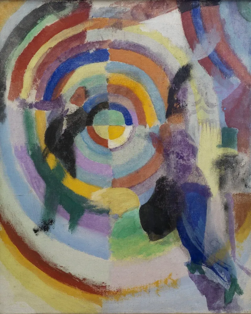 Robert Delaunay - Political Drama alu-dibond by Timeless Artworks