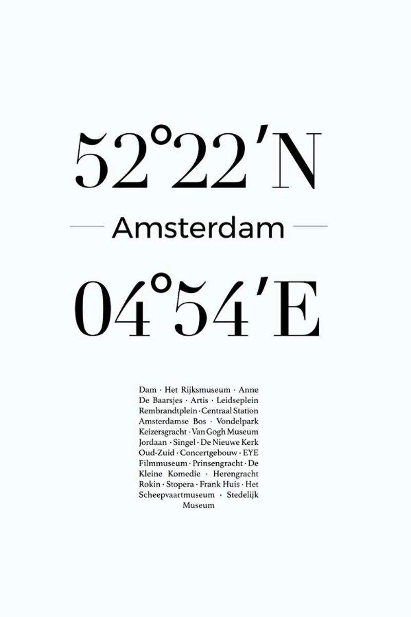 Amsterdam alluminio dibond da Studio One