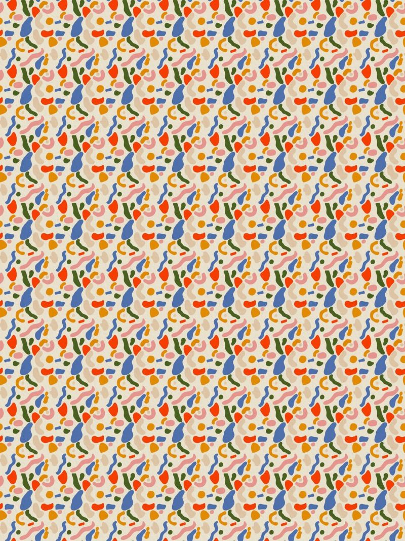 Confetti seamless pattern pellicola backlit da Little Dean