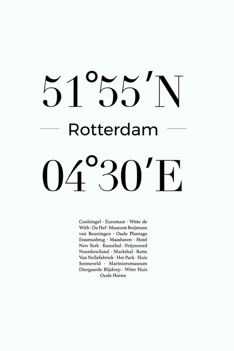 Rotterdam pellicola backlit da Studio One