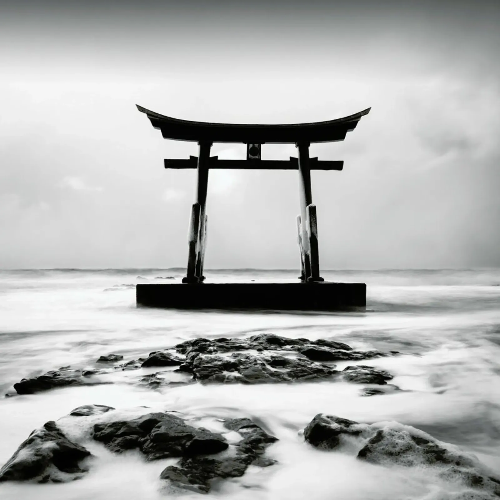 Torii Study 4 carta hahnemühle da Michael J. Reibert
