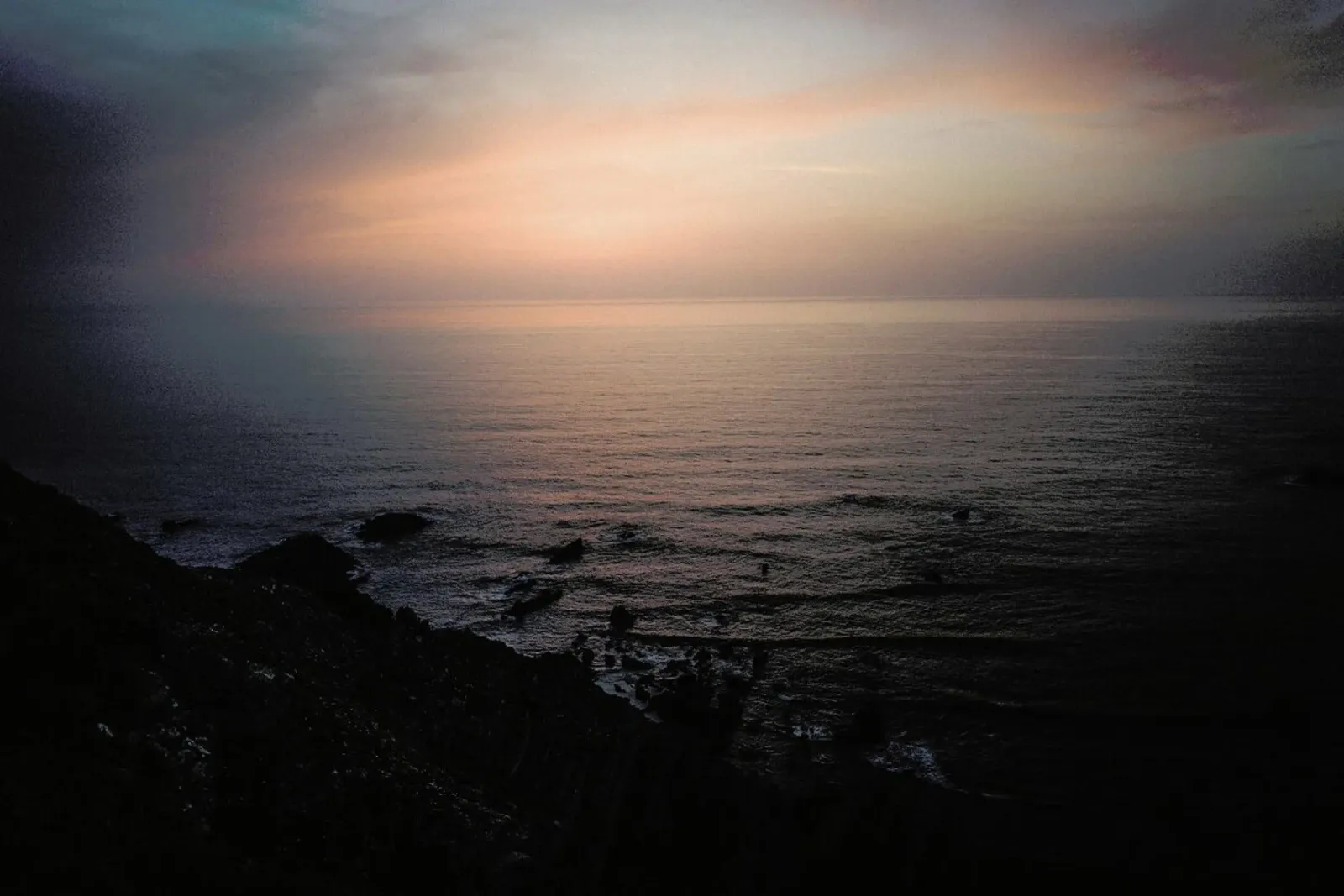Taste of Sea Sunset poster con telaio in legno da Philipp Reinhard