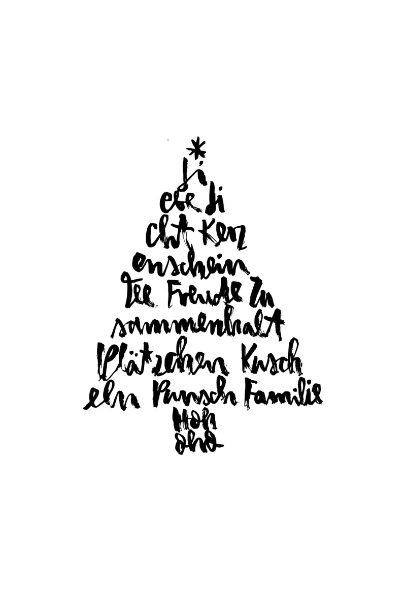 Tannenbaum pellicola backlit da Brushmeetspaper