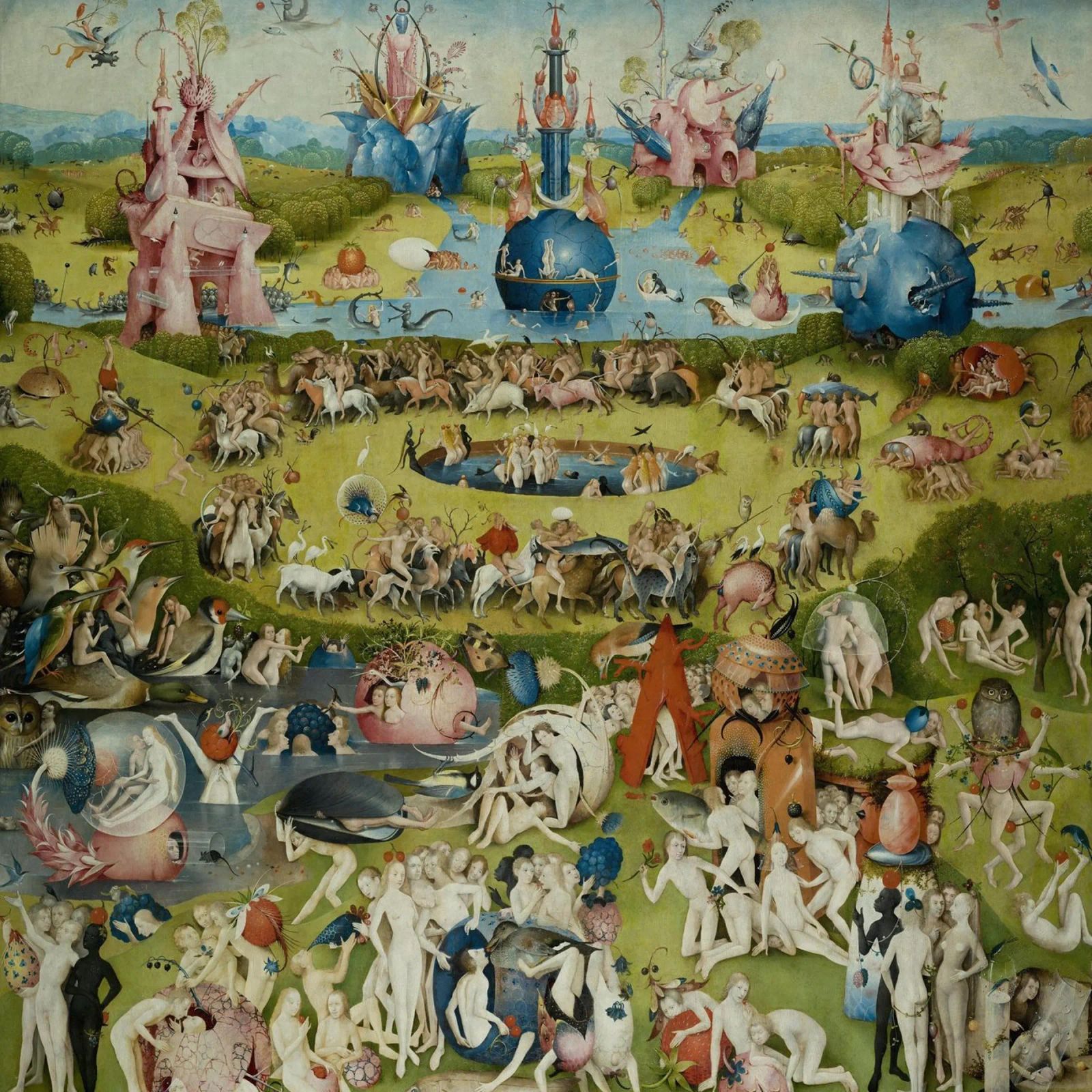 Hieronymus Bosch - Le jardin des délices de la terre poster de Timeless Artworks