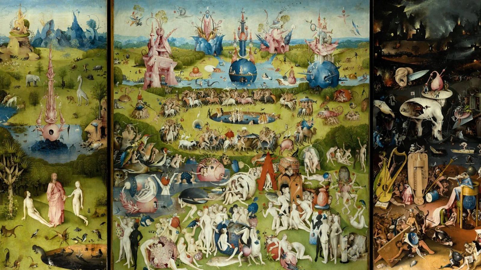 Hieronymus Bosch - Le jardin des délices de la terre poster de Timeless Artworks