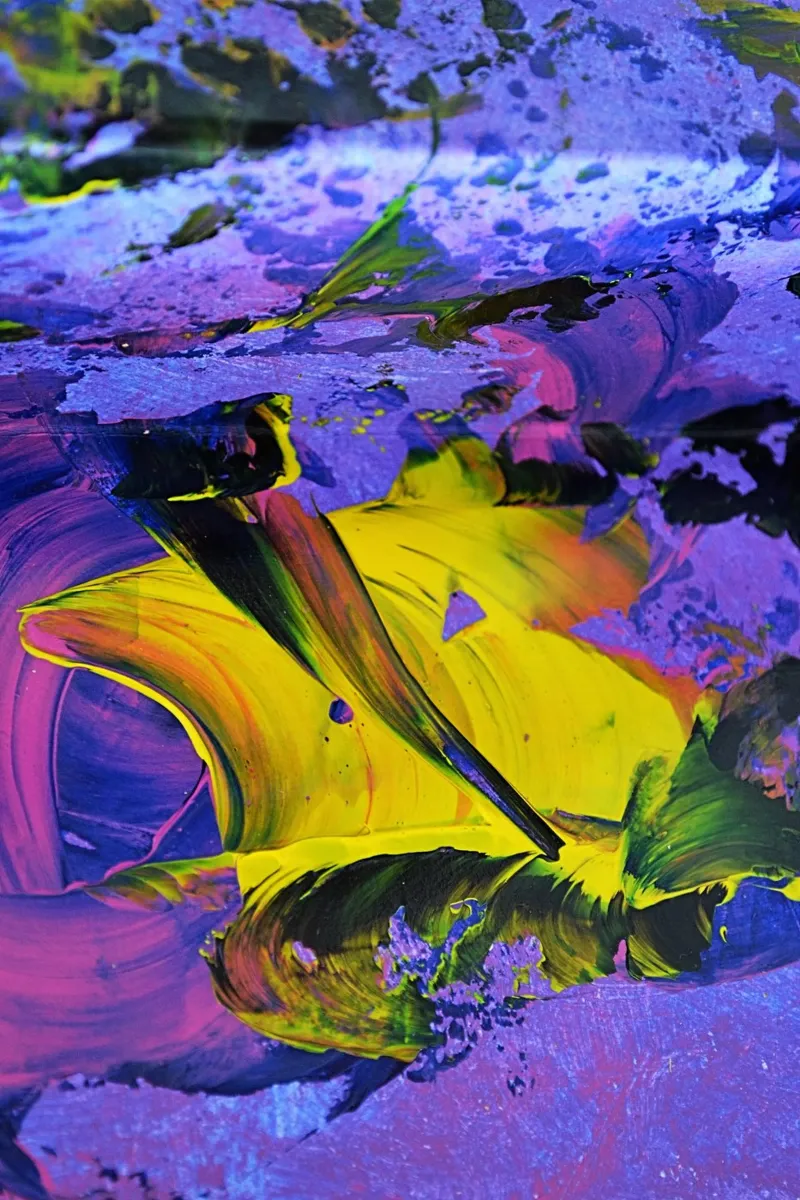 3D PAINTING 2 pellicola backlit da Thierry Vobmann Abstract painting