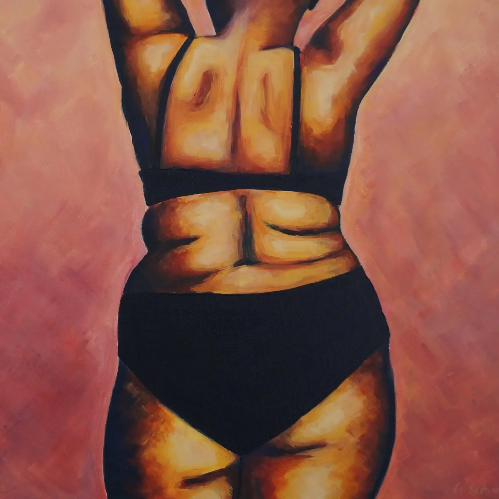 Slow Dance acrylic glass by alina-castro-art