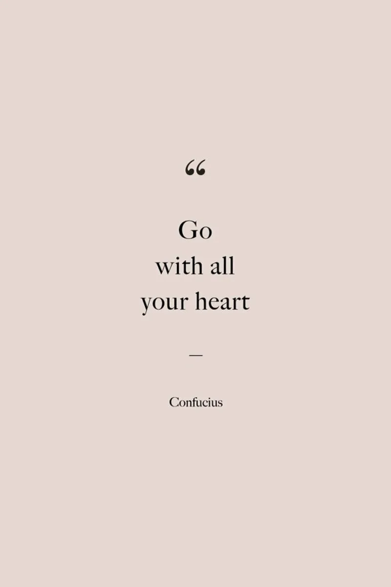 Go with All Your Heart Hahnemühle von Studio One
