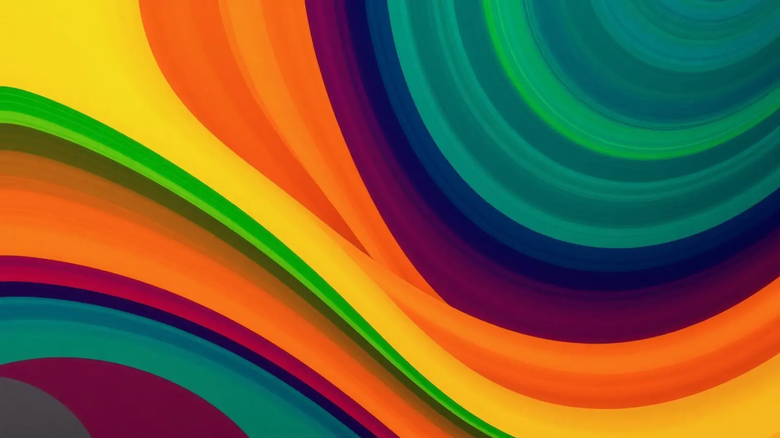 Colorful abstract patterns create a vibrant artwork canvas by DesignDoodle