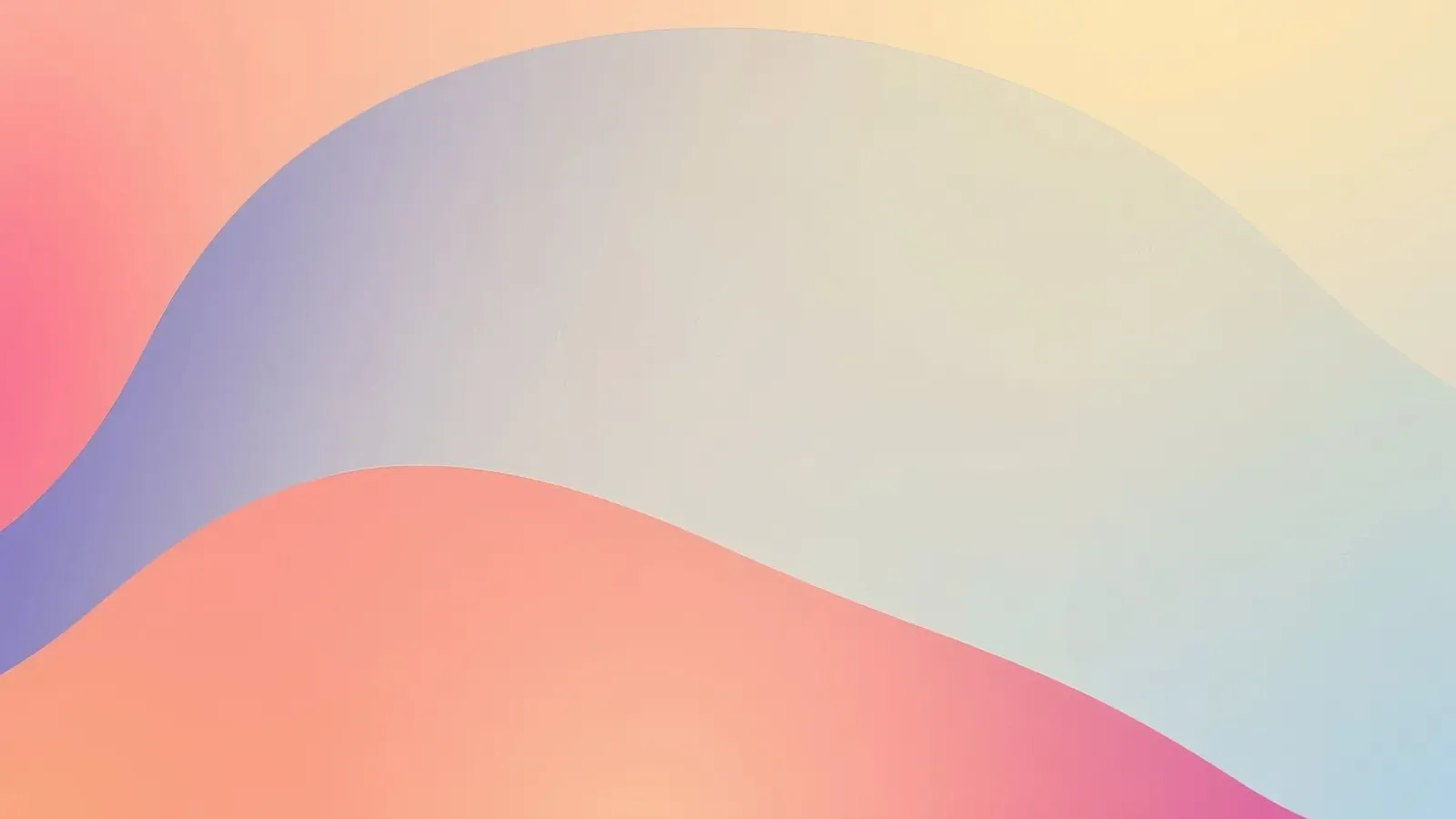 Onde di colori pastello si fondono dolcemente in un'atmosfera rilassante. pellicola backlit da DesignDoodle