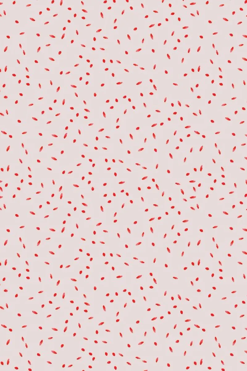 Red Sprinkles tela con Cornice a cassetta da Kind of Style