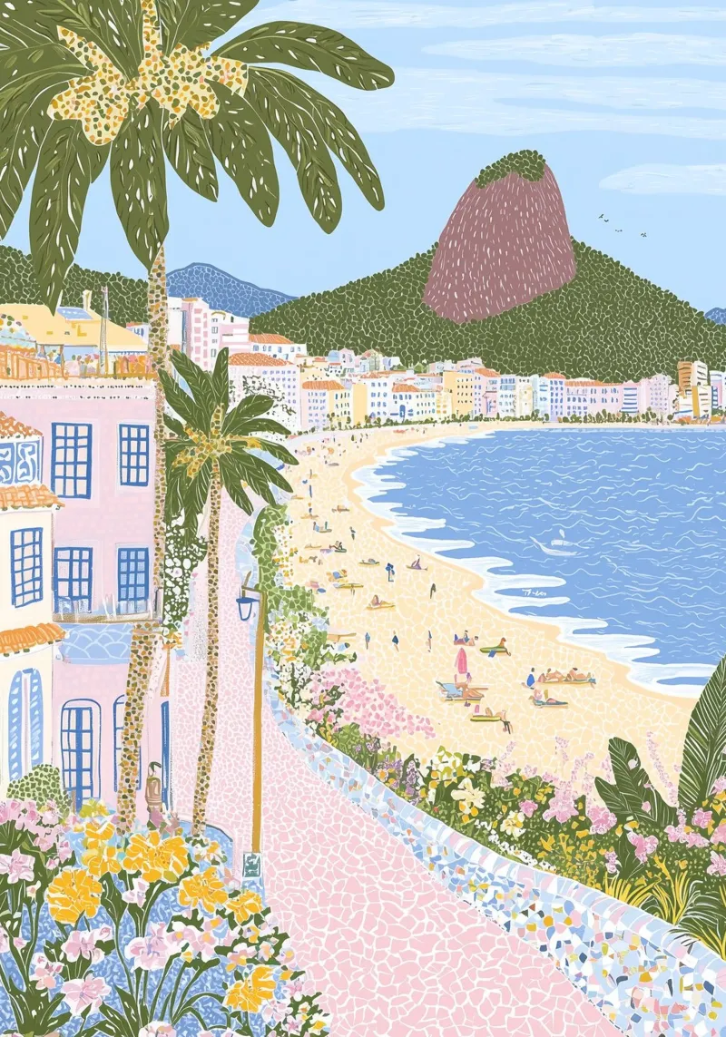 St. Lucia, Tropische Wandkunst, Reisedruck, Strandposter Leinwand von Gaia