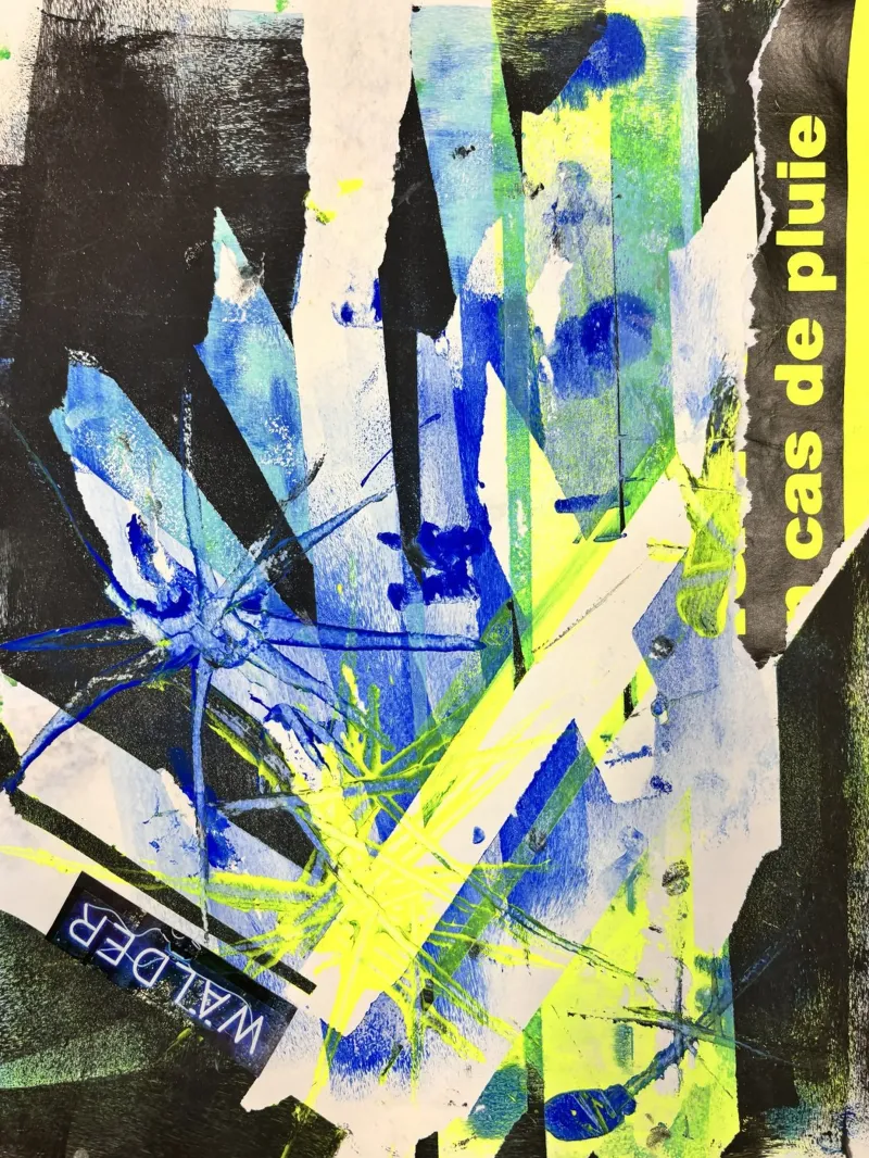 Abstract northern lights No.1 carta hahnemühle da PeHa - ART