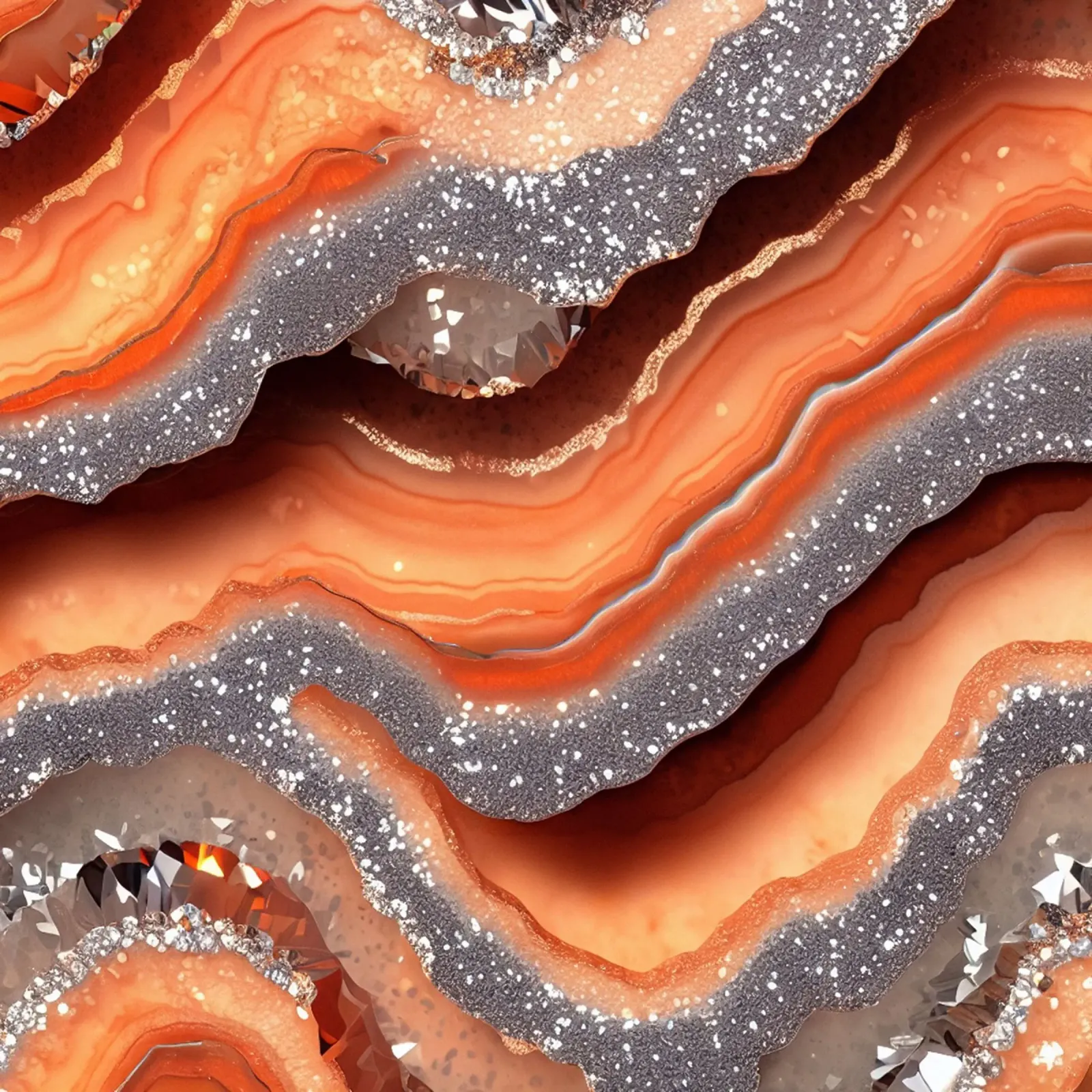 Agata arancione glam Texture pellicola backlit da Gemstone Textures