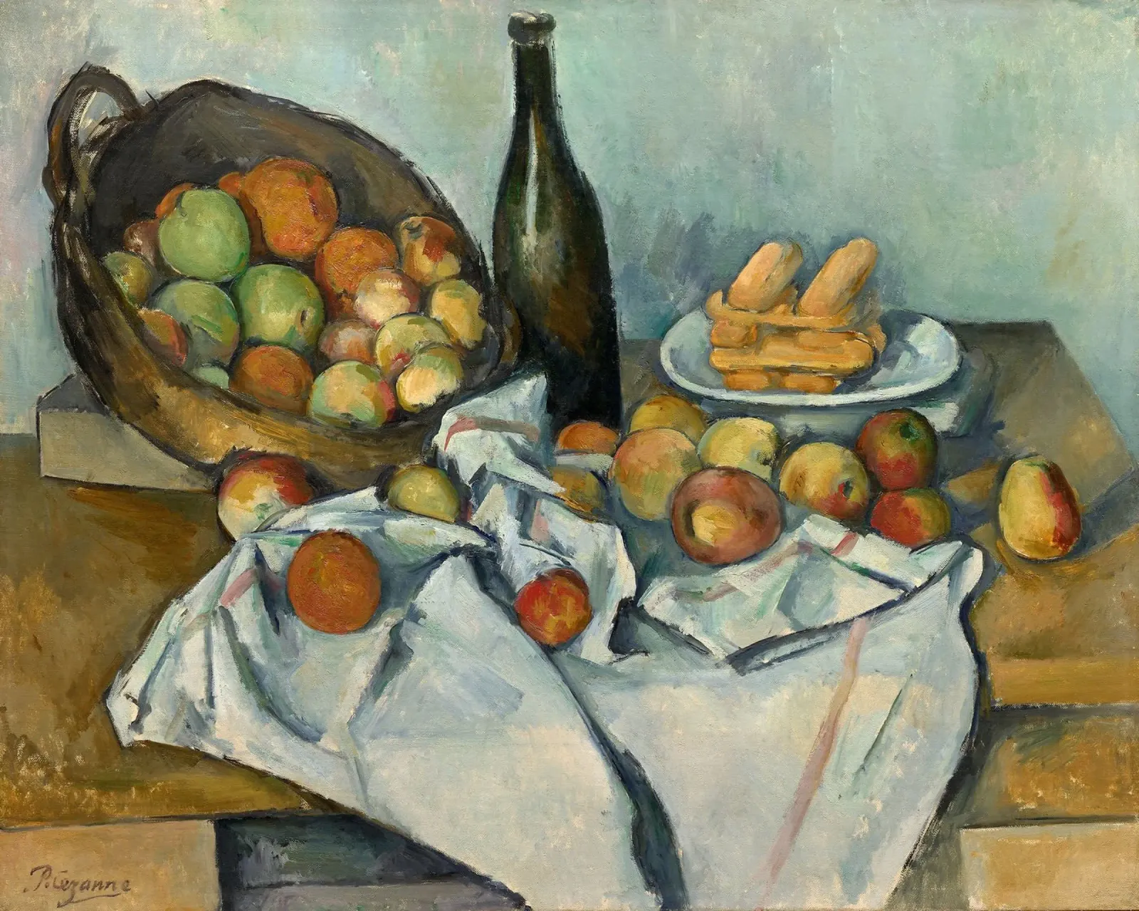 Paul Cezanne - The Basket of Apples canvas by William Store
