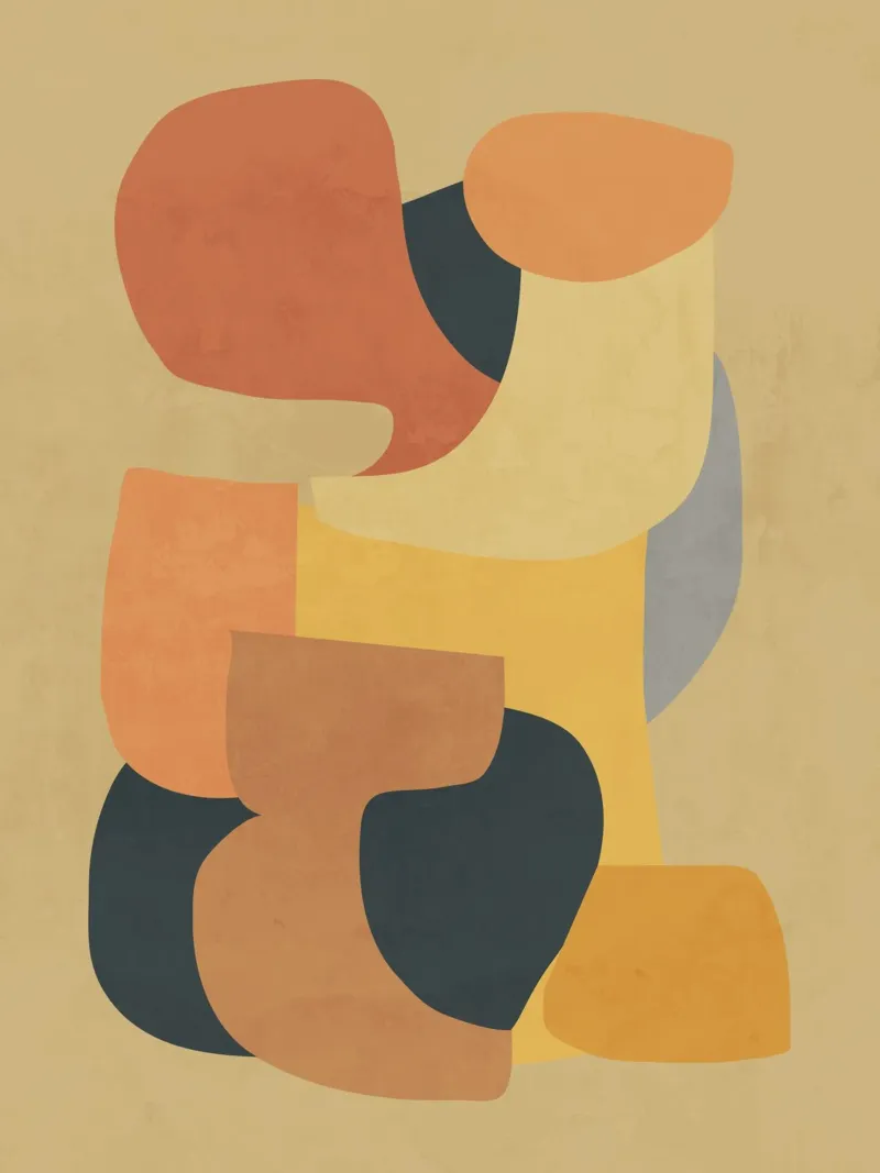 Modern Abstract Art 147 canvas by ThingDesign