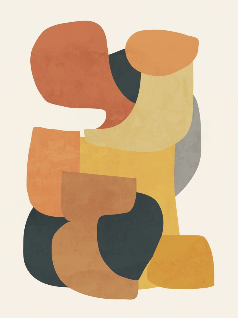 Moderne abstrakte Kunst 148 Poster von ThingDesign