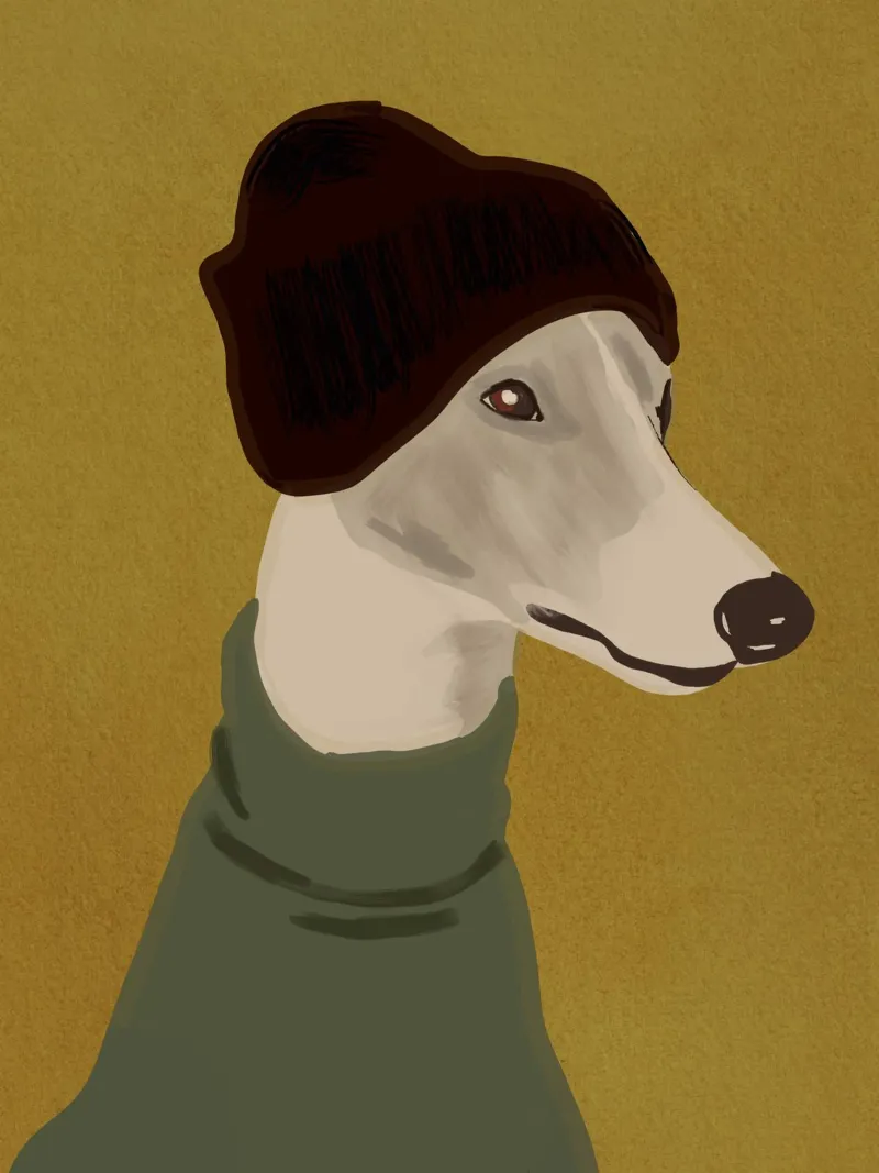Ritratto di cane 4 pellicola backlit da ThingDesign